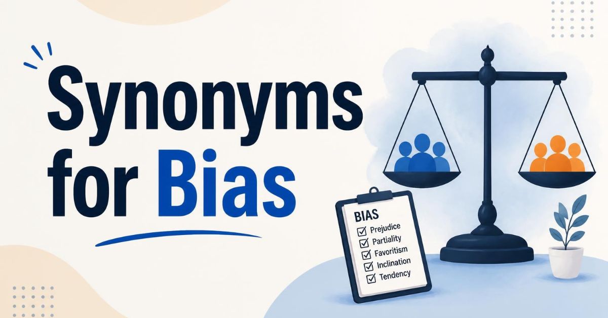 Synonyms for Bias