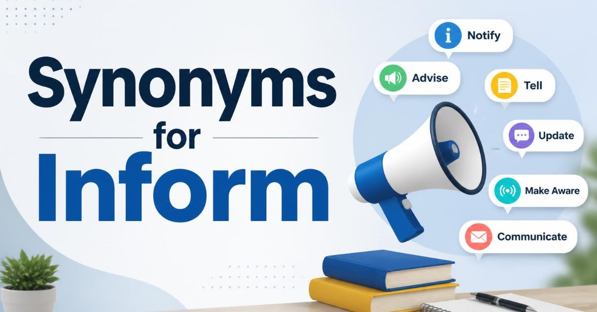 Synonyms for Inform