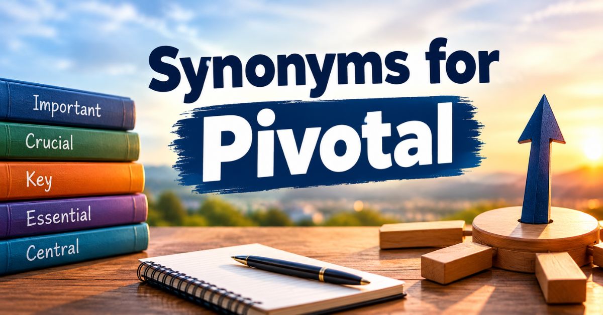 Synonyms for Pivotal