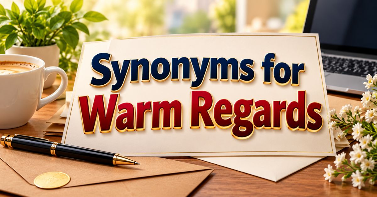 Synonyms for Warm Regards
