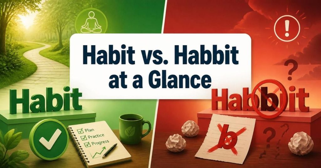 Habit vs. Habbit at a Glance