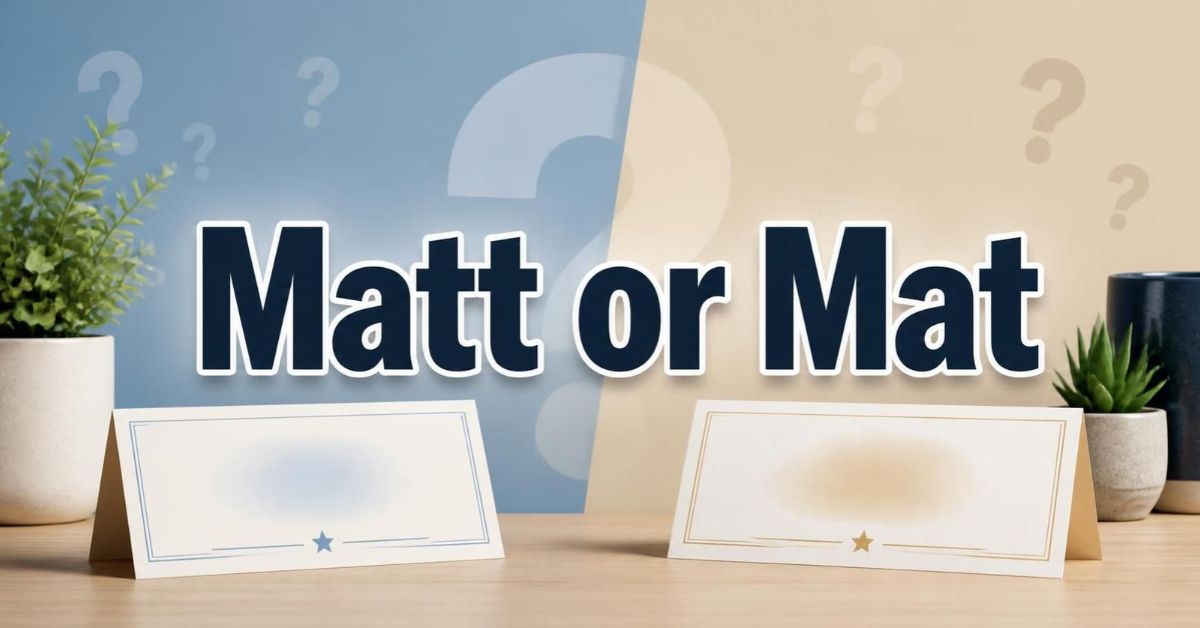 Matt or Mat