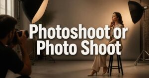Photoshoot or Photo Shoot