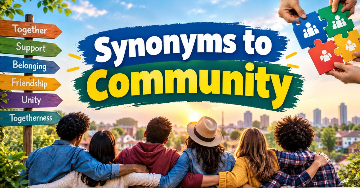 Synonyms to Community